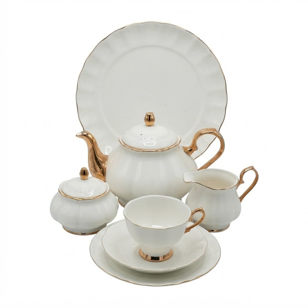 More & More Royal Albert Style Bone China Tea Set 24 Pieces at Zubaidas Homestore Pakistan