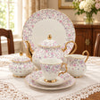 More & More Royal Albert Style Cream Floral Tea Set 24 Pieces at Zubaidas Homestore