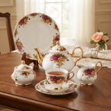 More & More Royal Albert Style Floral Tea Set 24 Pieces at Zubaidas Homestore 