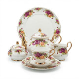 More & More Royal Albert Style Floral Tea Set 24 Pieces at Zubaidas Homestore Pakistan