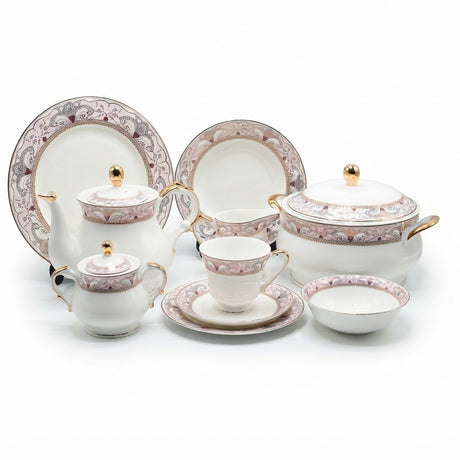 More & More Vintage Style Dinner Set 71 Pieces at Zubaidas Homestore Pakistan