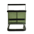 Multi Use Green Striped Acrylic Utensil Holder at Zubaidas Homestore Pakistan