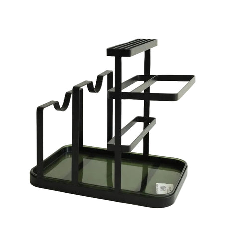 Multi Use Green Striped Acrylic Utensil Holder at Zubaidas Homestore Online Pakistan
