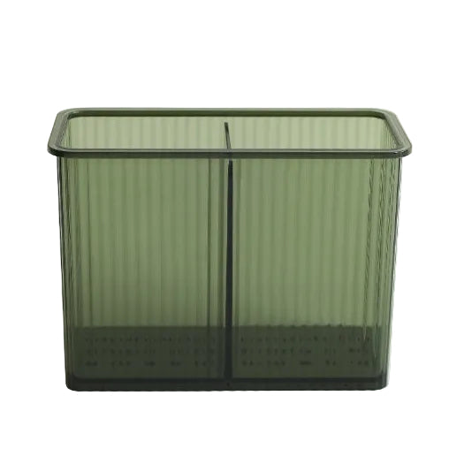 Multi Use Green Striped Acrylic Utensil Holder at Zubaidas Homestore Best for Home Shopping