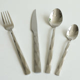 MYD Diamond Design Cutlery Set 24 Pieces Silver at Zubaidas Homestore Pakistan