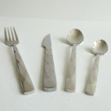MYD Diamond Design Cutlery Set 24 Pieces Silver at Zubaidas Homestore Online Pakistan