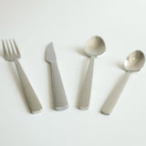 MYD Hammer Design Cutlery Set 24 Pieces Silver at Zubaidas Homestore Online Pakistan