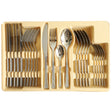 MYD Texture Design Cutlery Set 24 Pieces Silver at Zubaidas Homestore