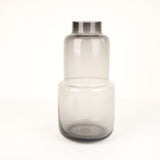 Natural Wooden and Glass Decorative Vase at Zubaidas Homestore Pakistan