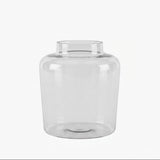 Clear Glass Storage Jar with Airtight Bamboo Lid 1000ML at Zubaidas Homestore Online Pakistan