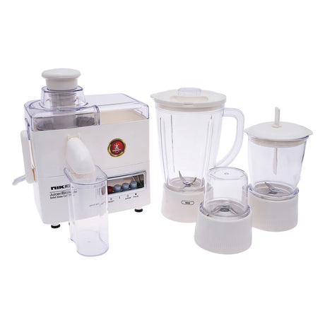 Nikai 4-In-1 Juicer, Blender, Grinder and Mincer 300W at Zubaidas Homestore Pakistan