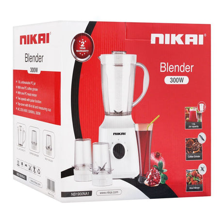 Nikai Blender 300W 1.5 Liter NB1900A at Zubaidas Homestore