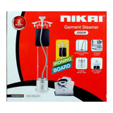 Nikai Garment Steamer With Ironing Board 2000W at Zubaidas Homestore