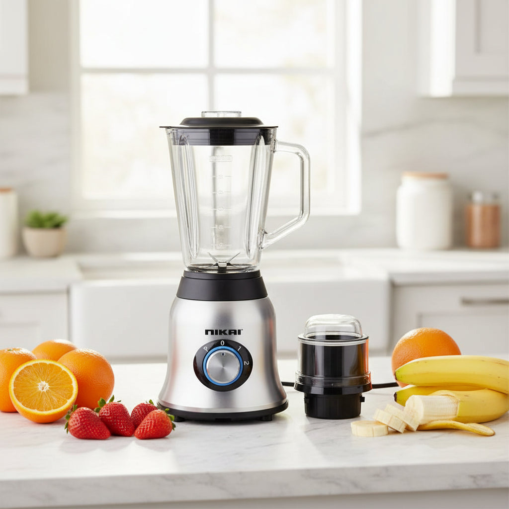 Nikai Glass Blender 600W NB-9900 Zubaidas Homestore Pakistan
