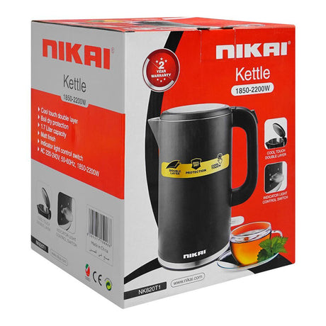 Nikai Kettle 1.7 Liter 1850-2200W NK-820TI at Zubaidas Homestore