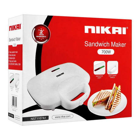 Nikai Sandwich Maker 700W NST1107A1 at Zubaidas Homestore