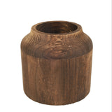 Nordic Style Glass Vase with Wooden Base at Zubaidas Homestore. The Largest Collection of Decor In Pakistan