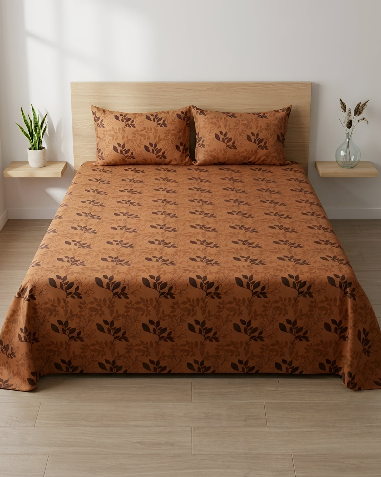 Plushmink Bed Sheet Fantasy King Bed - Ochre at Zubaidas Homestore