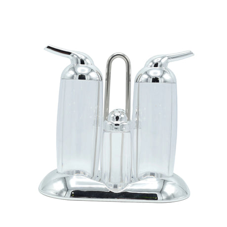 Oil and Vinegar Bottle Set with Salt and Pepper Shaker 5 Pieces Set at Zubaidas Homestore Pakistan