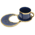 OneMore Fancy Tea Cup with Saucer with Gold Rim Blue at Zubaidas Homestore Pakistan