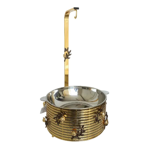 Orchid Buffet Serving Dish 6ltr With Stand Gold at Biggest Homestore in Pakistan