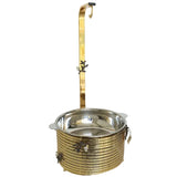 Orchid Buffet Serving Dish With Stand Gold at Zubaidas Homestore Online Pakistan