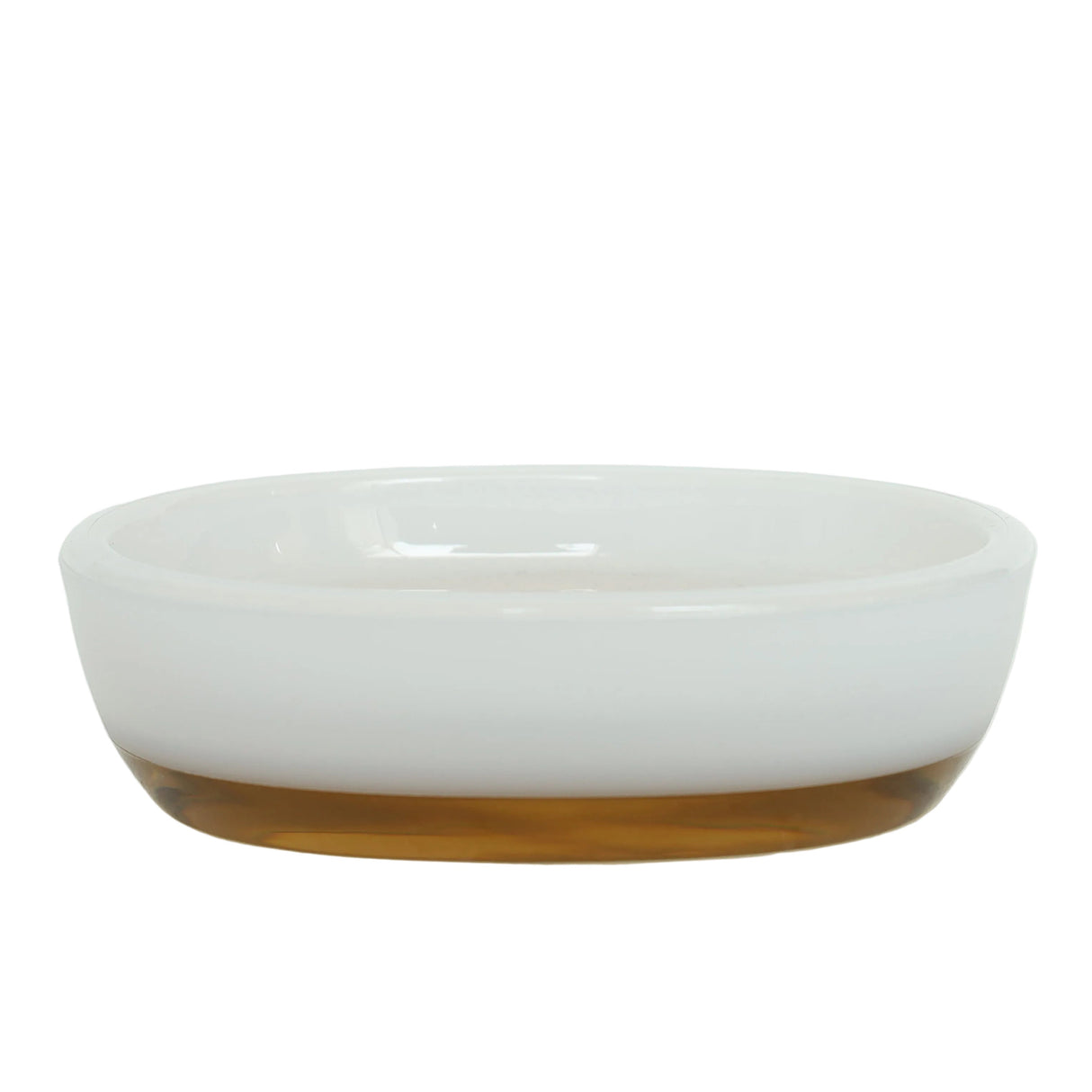 Acrylic Oval Soap Dish Two Tone at Zubaidas Homestore Pakistan