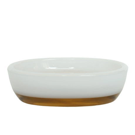 Acrylic Oval Soap Dish Two Tone at Zubaidas Homestore Pakistan