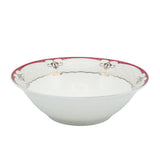 Parsachi Bone China Dinner Set 61 Pieces White and Red Accent at Zubaidas Homestore. Best Online Homestore in Pakistan
