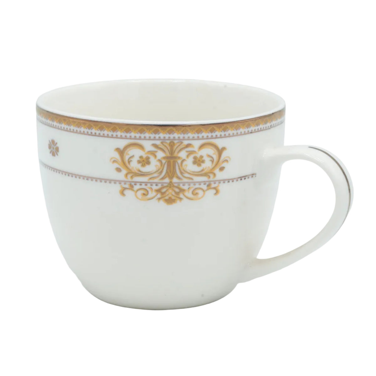 Parsachi Bone China Dinner Set 75 Pieces White and Gold Accent at Zubaidas Homestore. House of The Biggest Collection of Dinner Sets in Pakistan