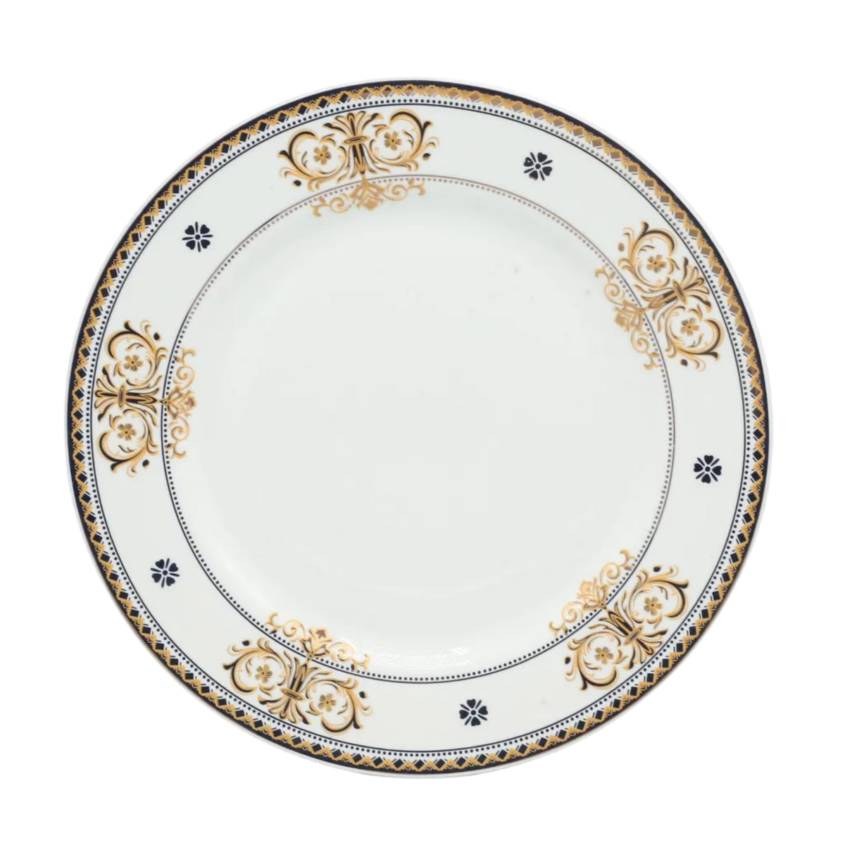 Parsachi Bone China Dinner Set 75 Pieces White and Gold Accent at Zubaidas Homestore. Best Online Homestore in Pakistan