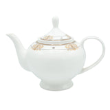 Parsachi Bone China Dinner Set 75 Pieces White and Gold Accent at Zubaidas Homestore. The Largest Homestore in Pakistan