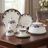 Parsachi Bone China Dinner Set 85 Pieces at Zubaidas Homestore 