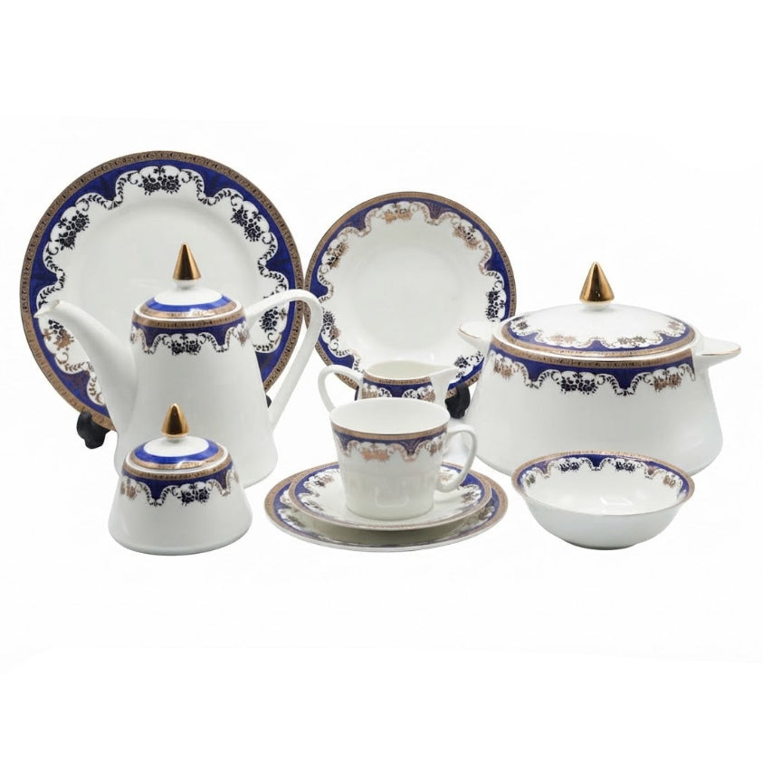 Parsachi Bone China Dinner Set 85 Pieces at Zubaidas Homestore Pakistan