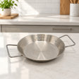Pedestal Pan Stainless Steel Silver Plated 20cm at Zubaidas Homestore