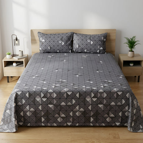 Plushmink Bed Sheet Fantasy King Bed- Linear at Zubaidas Homestore Pakistan