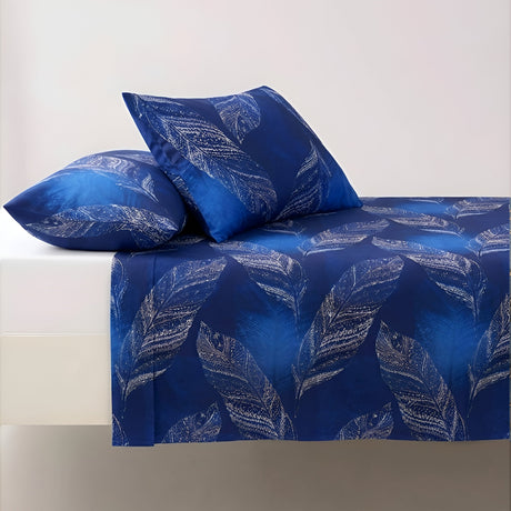 Plushmink Bed Sheet Fantasy King Bed- Peacock at Zubaidas Homestore Best for Home Shopping