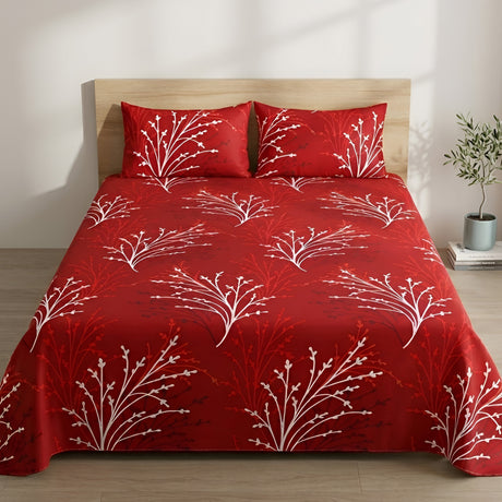Plushmink Bed Sheet Fantasy King Bed- Redfrost at Zubaidas Homestore Pakistan