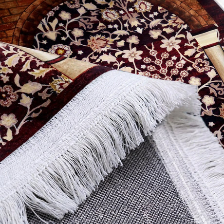 Plushmink Brick Arch and Vintage Floral 3D Prayer Mat at Zubaidas Homestore. Best Home Shop in Pakistan
