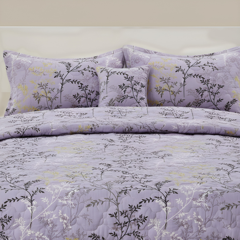 Plushmink Comfora 5 Pcs Bed in a Bag-Mauve at Zubaidas Homestore. Best Homestore for Home Shopping