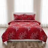 Plushmink Comfora 5 Pcs Bed in a Bag-Redfrost at Zubaidas Homestore Pakistan