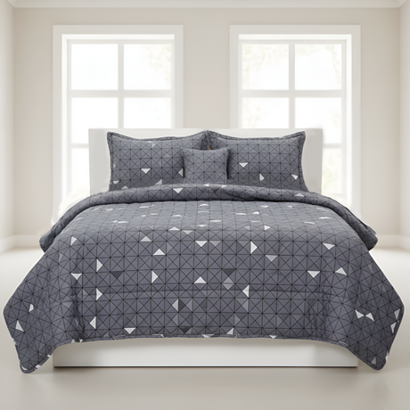 Plushmink Comfora 5Pcs Bed in a Bag-Linear Luxe at Zubaidas Homestore Pakistan