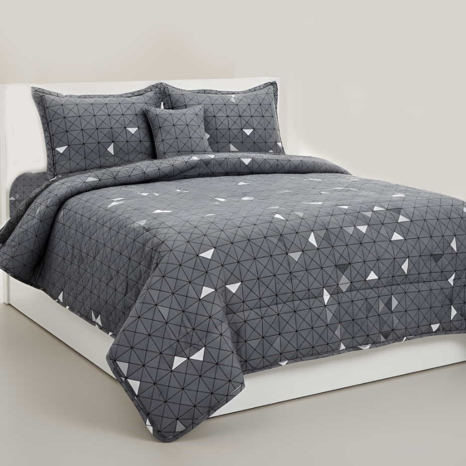 Plushmink Comfora 5Pcs Bed in a Bag-Linear Luxe at Zubaidas Homestore. Most Famous Destination for Home Shopping