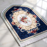 Plushmink Cream Floral Medallion 3D Prayer Mat at Zubaidas Homestore Pakistan