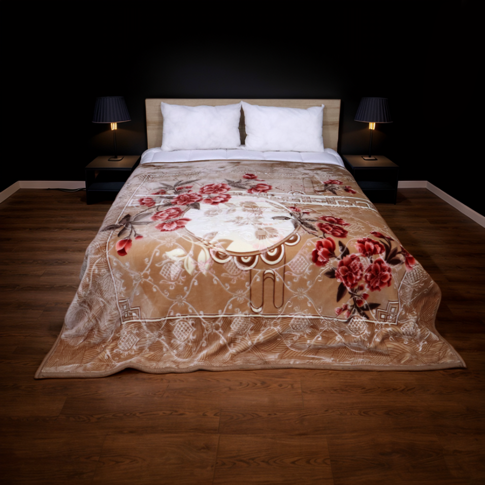 Plushmink Empire 6KG 2-Ply King Bed Blanket-Cashmere at Zubaidas Homestore Pakistan