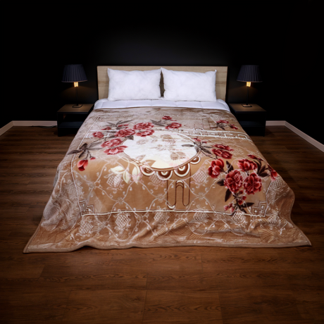 Plushmink Empire 6KG 2-Ply King Bed Blanket-Cashmere at Zubaidas Homestore Pakistan