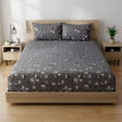 Plushmink Fantasy Fitted Bed Sheet-Linear Luxe at Zubaidas Homestore Pakistan
