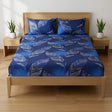Plushmink Fantasy Fitted Bed Sheet-Peacock at Zubaidas Homestore Pakistan