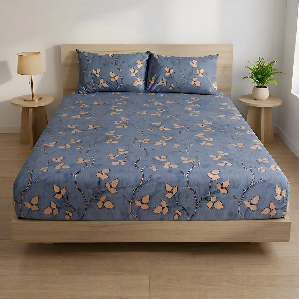Plushmink Fantasy Fitted Bed Sheet-Violet Hour at Zubaidas Homestore Pakistan