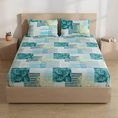 Plushmink Fantasy Fitted Bed Sheet-Wave at Zubaidas Homestore Pakistan